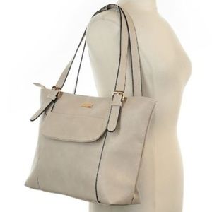 Cream Tote / Shoulder Bag